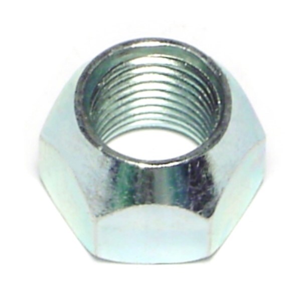 1/2"-20 x 9/16" Zinc Plated Steel Fine Thread Wheel Nuts 6PK
